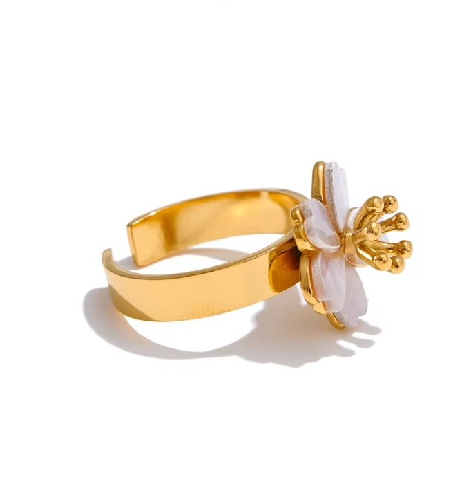Anillo Flor de Nácar - Imagen 3