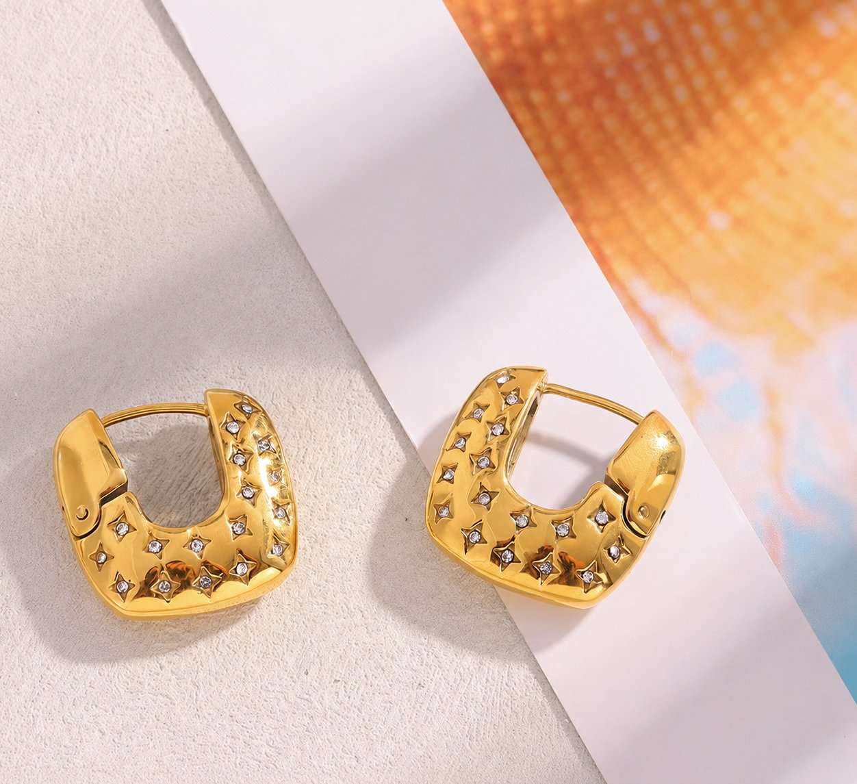 Aros Olivia gold - Imagen 3