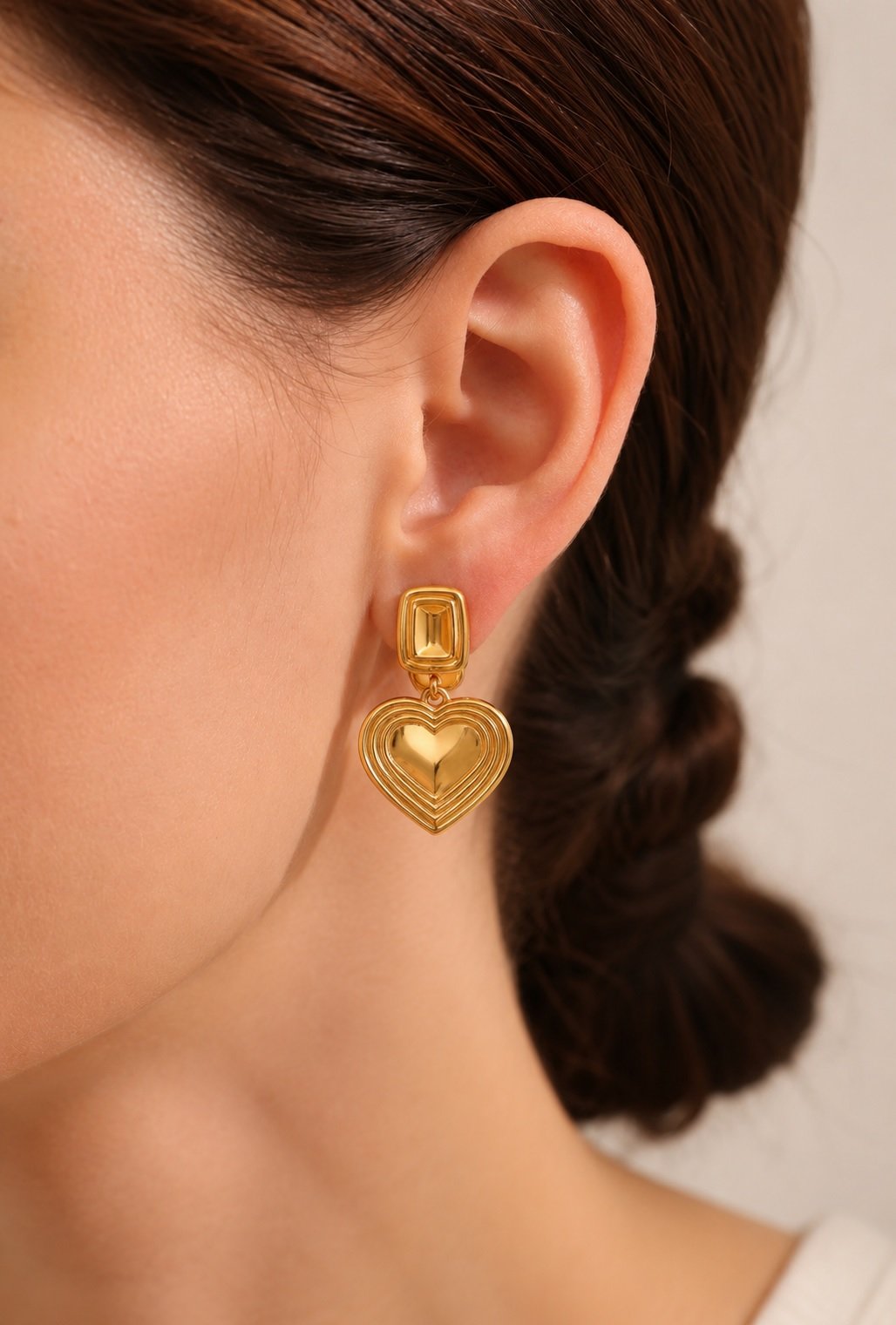 Aros Corazón Gold - Imagen 2