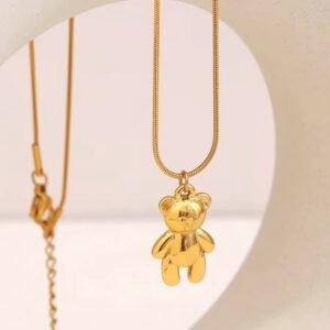 Collar Osito Dorado