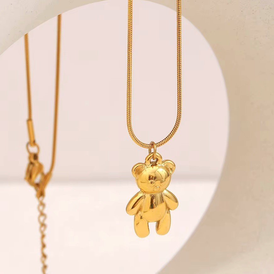 Collar Osito Dorado