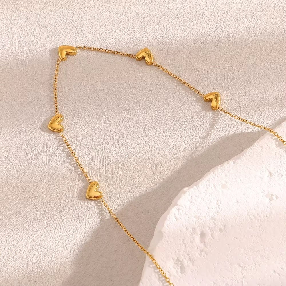 Mini Collar Corazones - Imagen 3