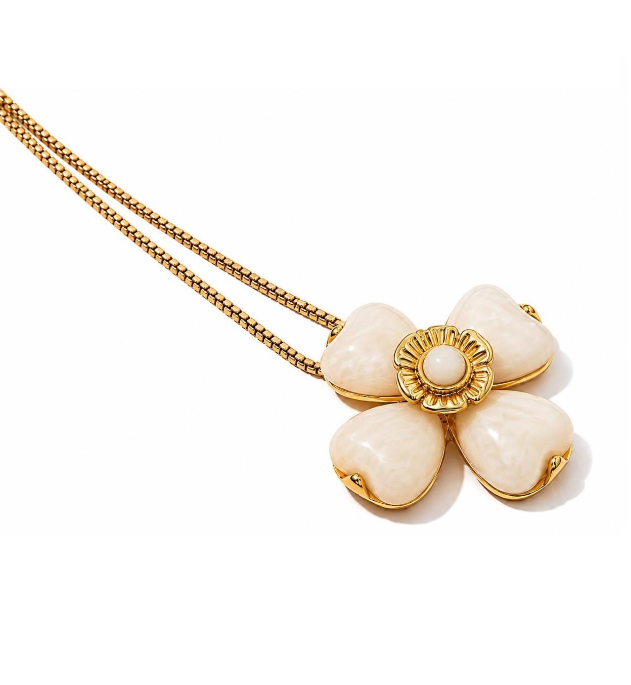 Collar Blossom Off White