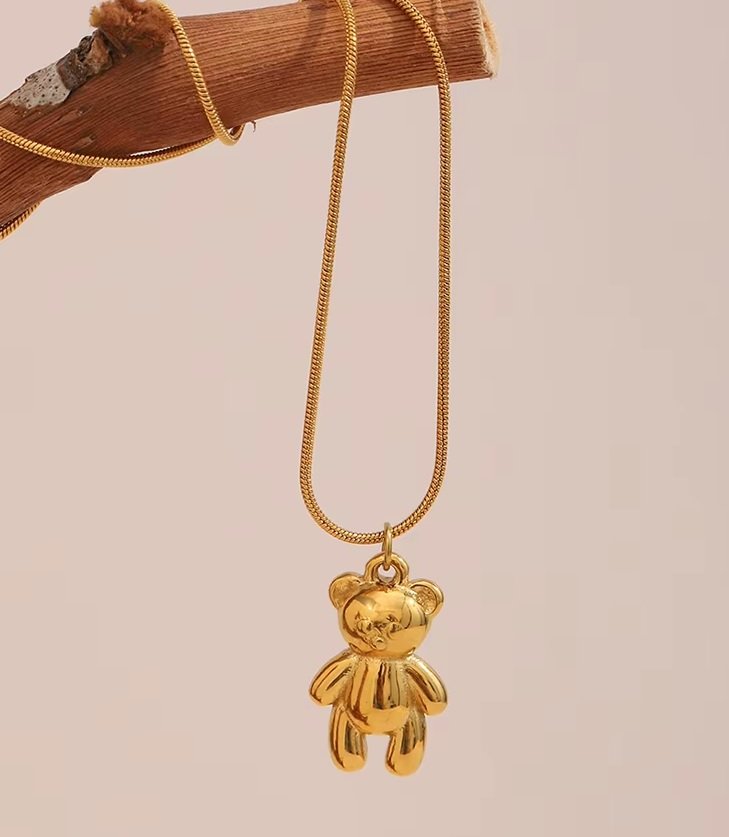 Collar Osito Dorado - Imagen 2
