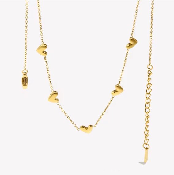 Mini Collar Corazones - Imagen 4