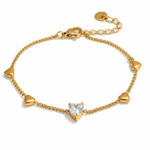 Pulsera Corazones Luz.