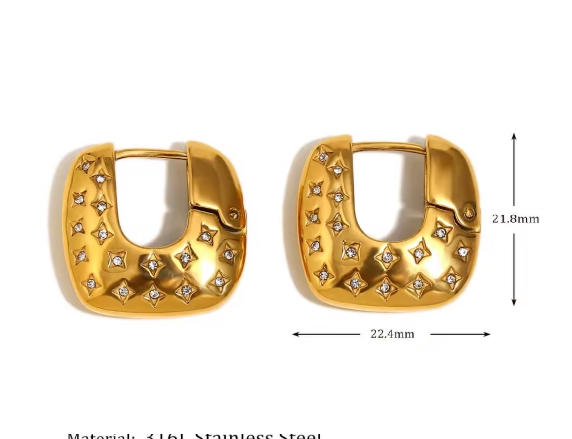 Aros Olivia gold - Imagen 3