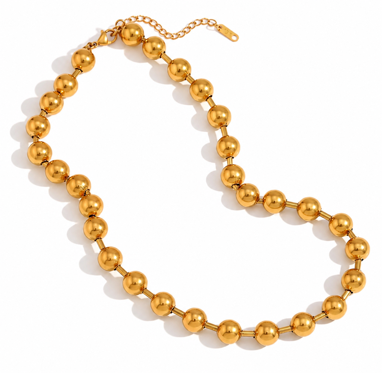 Collar Esferas Doradas - Imagen 3