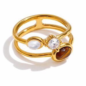 Anillo Vera Layered