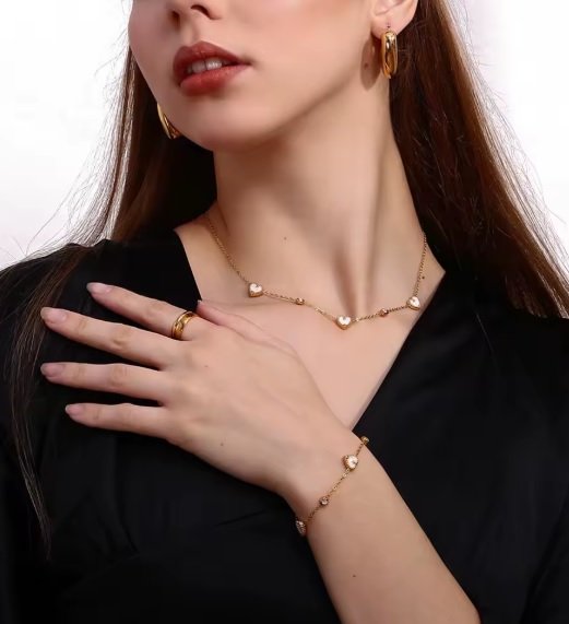 Pulsera Corazones Amalia - Imagen 2
