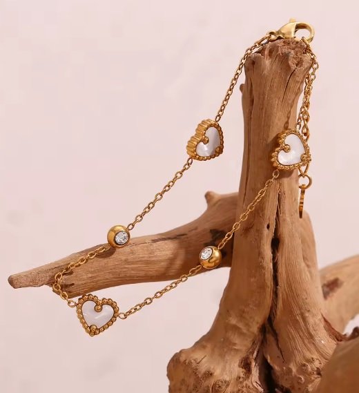 Pulsera Corazones Amalia