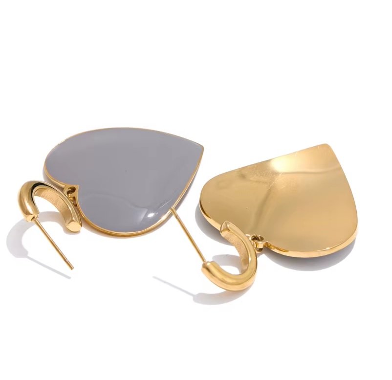 Aros Corazón Gray - Imagen 4
