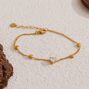 Pulsera Corazones Luz.