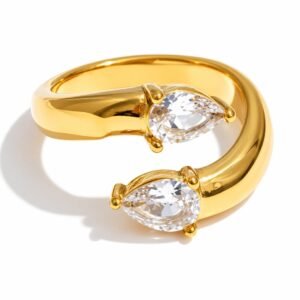 Anillo Dúo de Gotas