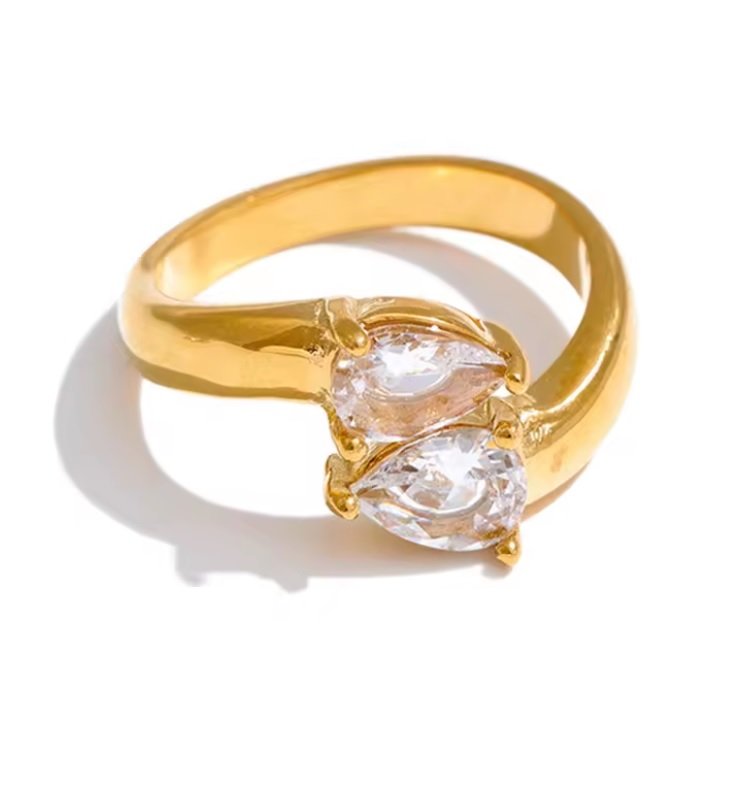 Anillo Dúo de Gotas - Imagen 3