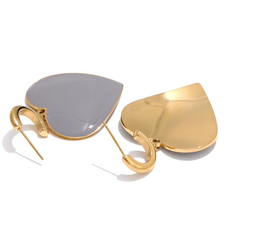 Aros Corazón Gray - Imagen 5