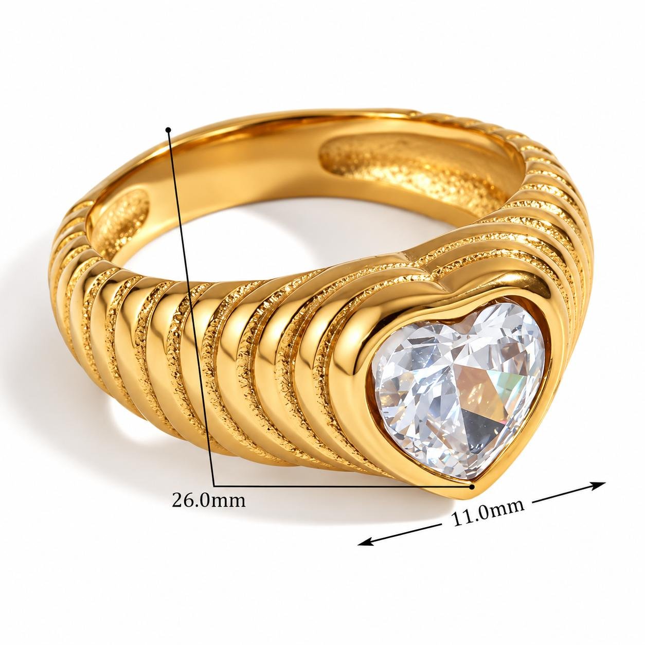 Anillo Corazón XL - Imagen 2