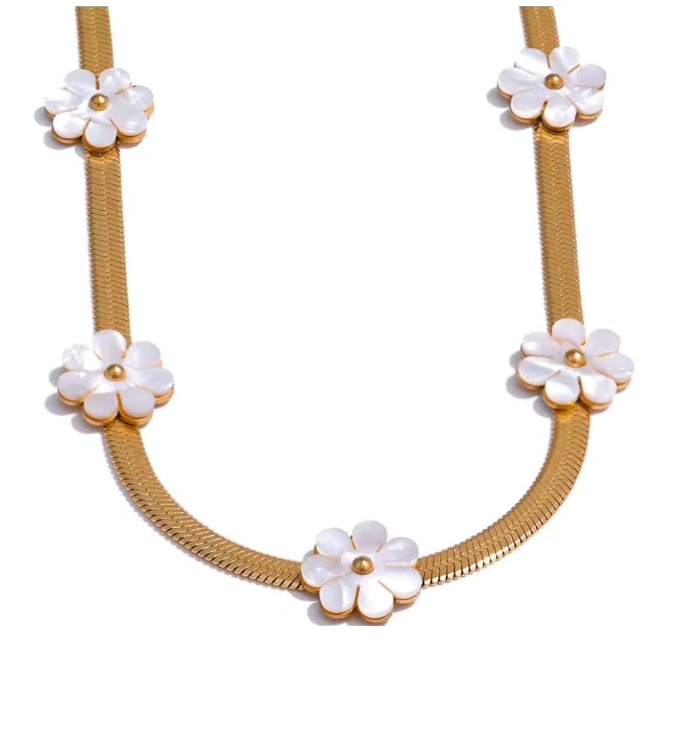 Collar Margaritas Nácar
