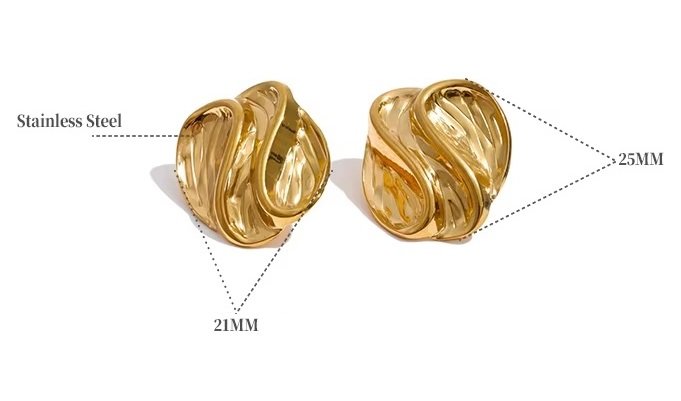 Aros Ondas Doradas - Imagen 4