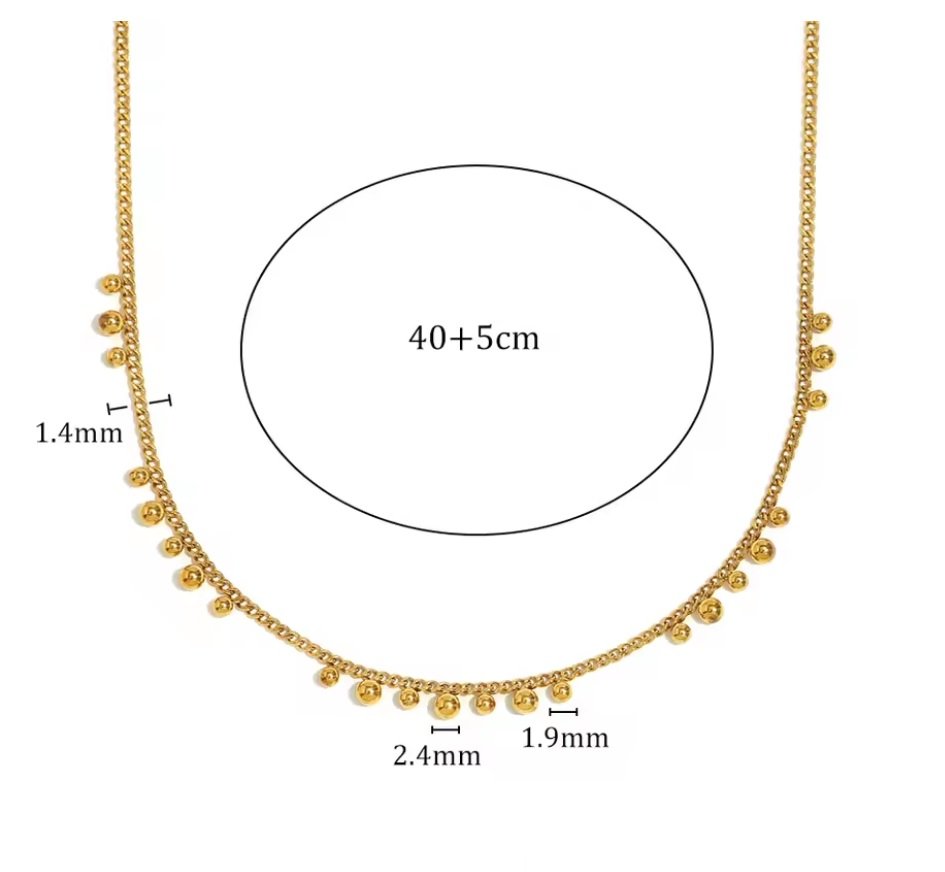 Collar Golden Drops - Imagen 2