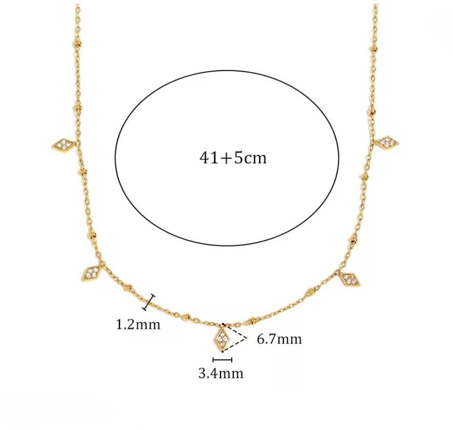 Collar Diamond Drops - Imagen 2