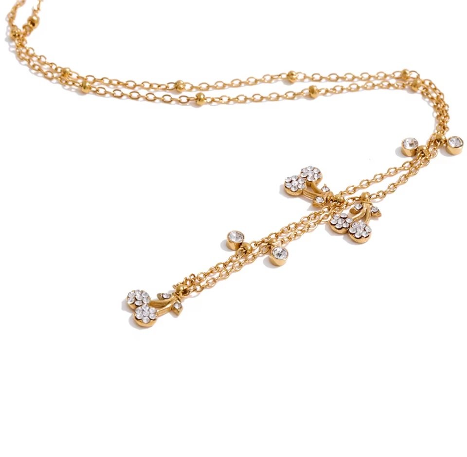 Collar Cherry Sparkle - Imagen 3