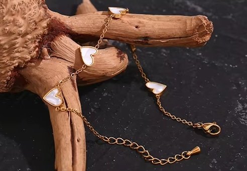 Pulsera Corazones Helena