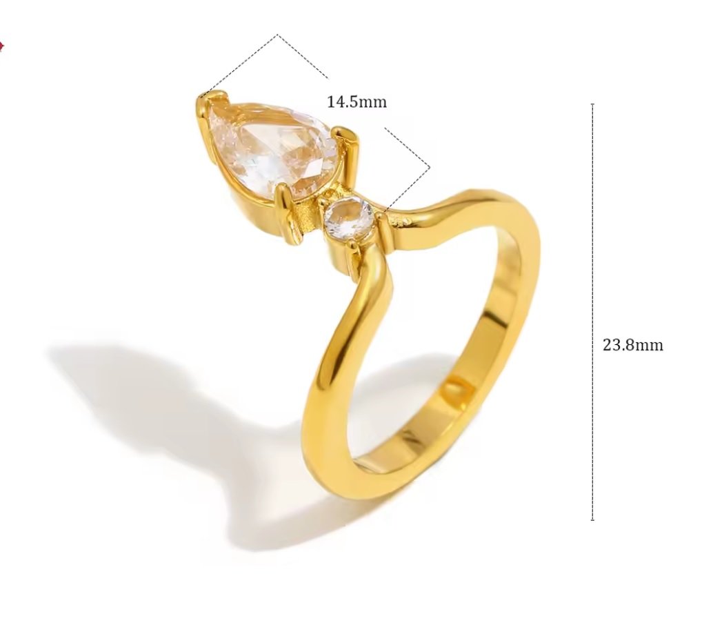 Anillo Dúo Gota - Imagen 4