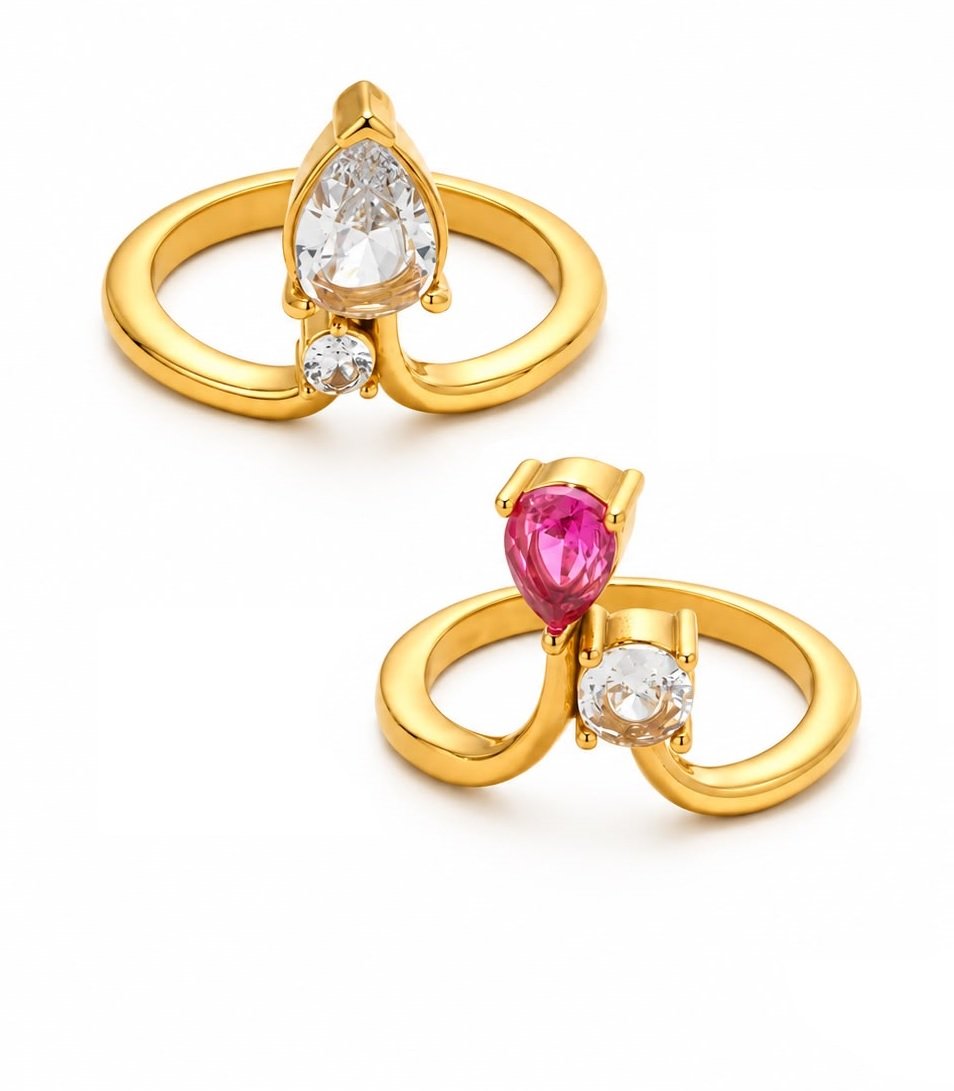 Anillo Dúo Gota