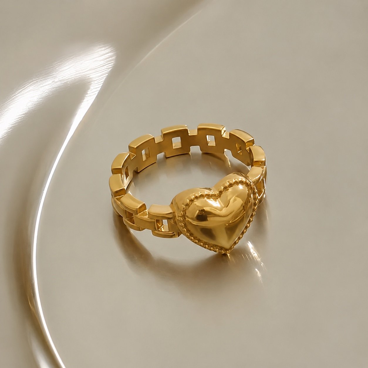 Anillo Heart Gold