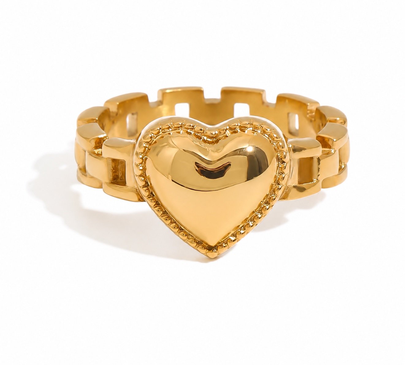 Anillo Heart Gold - Imagen 3