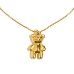 Collar Osito Dorado