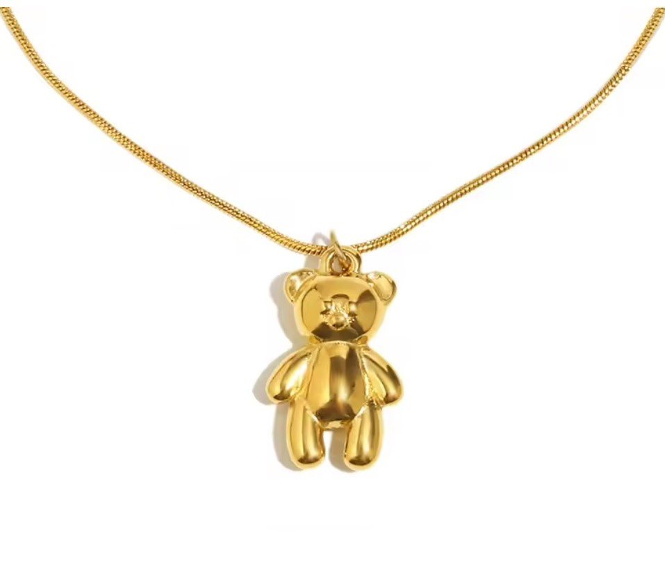 Collar Osito Dorado