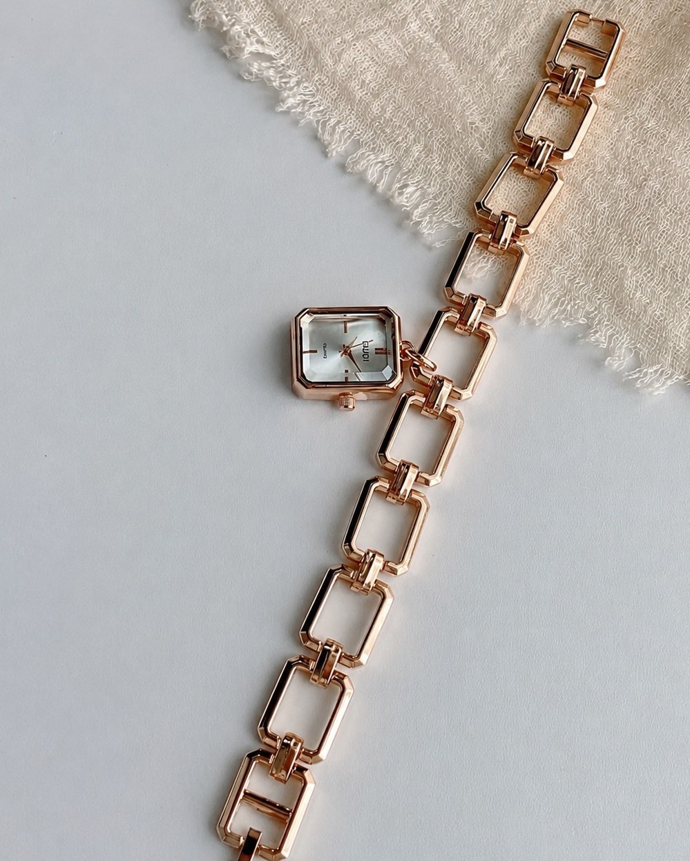 Pulsera Reloj Ligth Gold - Imagen 4
