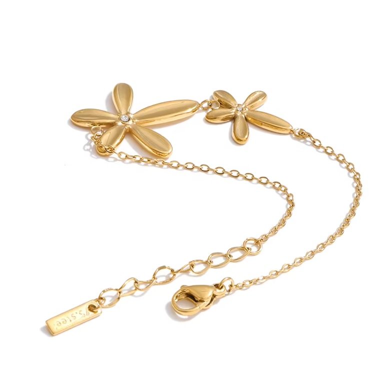 Pulsera Flor dúo - Imagen 4