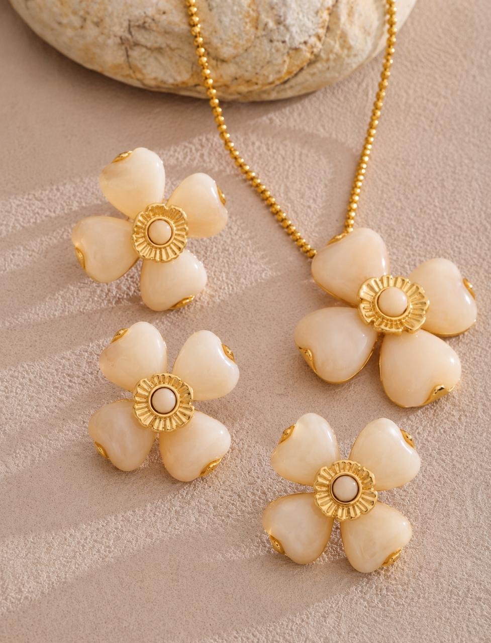 Conjunto Blossom Off White